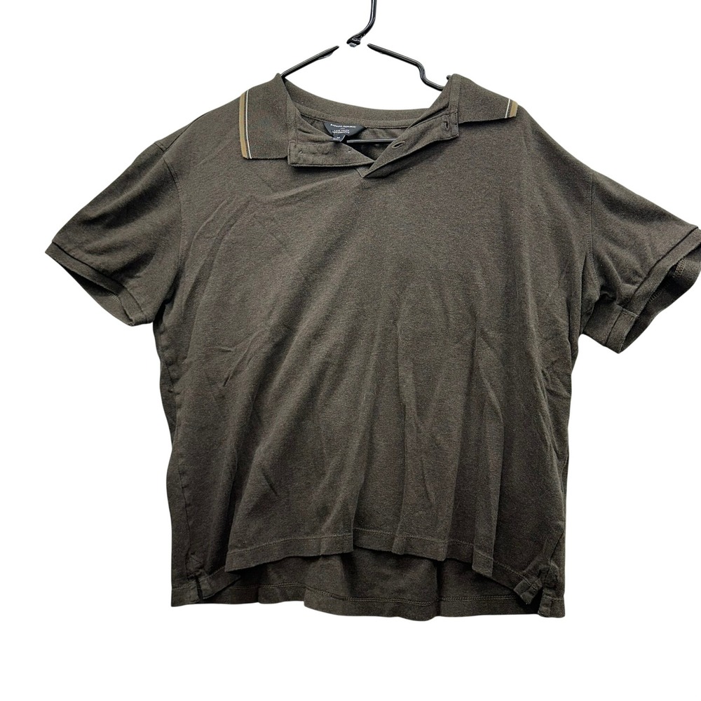 Banana Republic mens brown polo shirt